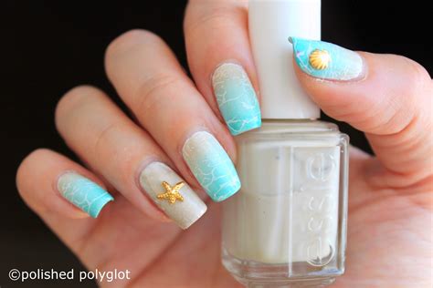 beach nail designs   color