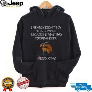 fucking deer christmas jumper erry xmas shirt teejeep llc