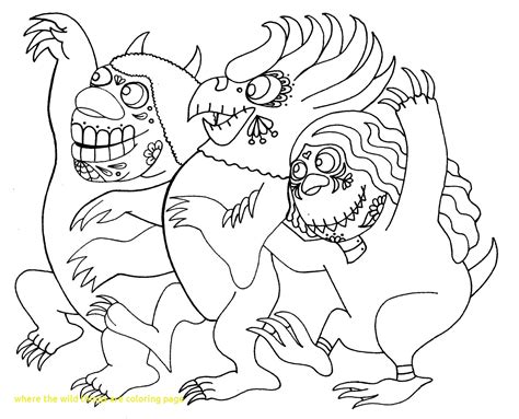 Wild Things Coloring Pages at GetColorings.com | Free printable ...