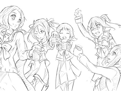 ゆゆゆ版真剣深夜のお絵かき60分一本勝負 （パーティー） - Togetter [トゥギャッター]