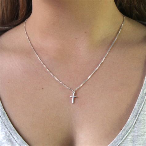 Cheap Silver Cross Necklace Sale Online | www.aikicai.org