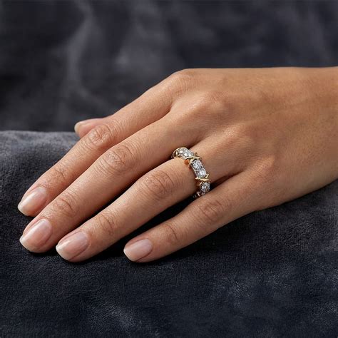 moissanite wedding band rings 10