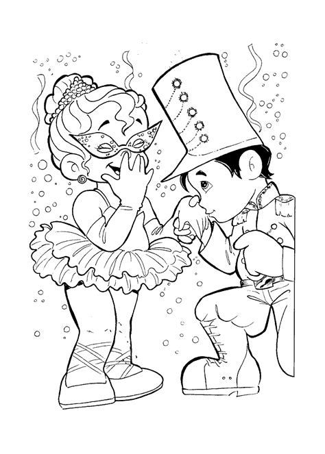 Desenho De Carnaval Para Imprimir