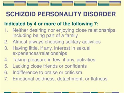 PPT - PERSONALITY DISORDERS: PowerPoint Presentation - ID:455696