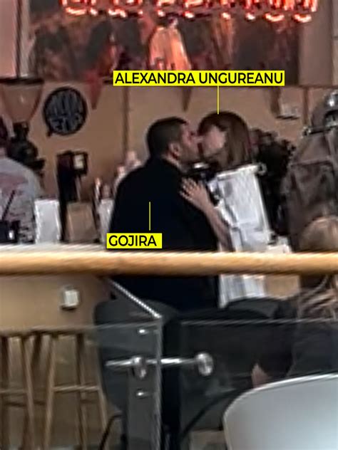 Alexandra Ungureanu și DJ Gojira, sărut pasional în Mall Băneasa