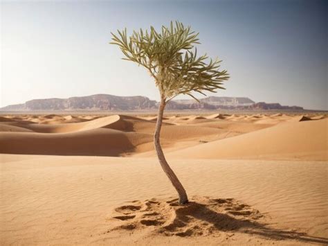 Premium AI Image | hope in desolation realistic image