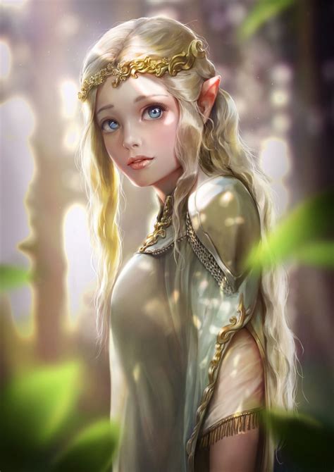ArtStation - Elven princess, Bluish Salt | Elven princess, Elf art
