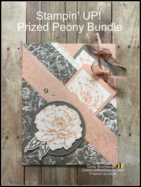 Stampin’ UP! Prized Peony Bundle Double Pocket Fun Fold Video Tutorial