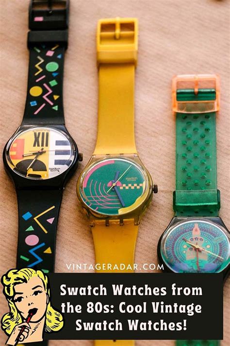 Swatch Watches from the 80s | Rare 80s Vintage Swatch Watches – Vintage
