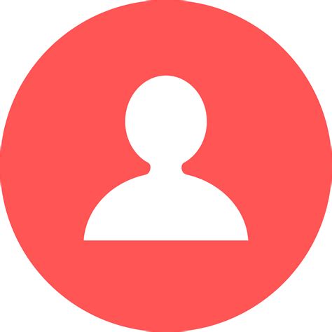 people icon red  png