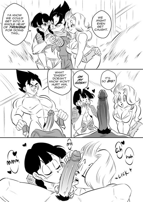 Rule 34 - 2girls1boy big breasts big penis breasts bulma briefs bulma