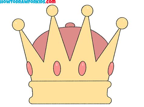 How to Draw a King Crown - Easy Drawing Tutorial For Kids