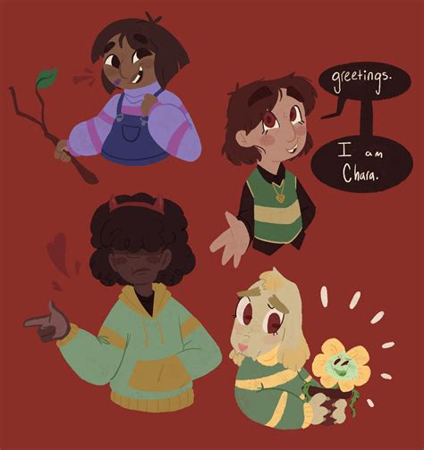 Undertale Kids by CuteNerdyBean23 on DeviantArt