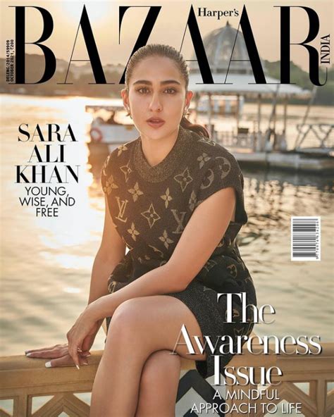 Sara Ali Khan graces the cover of Harper's Bazaar India - Planet Bollywood