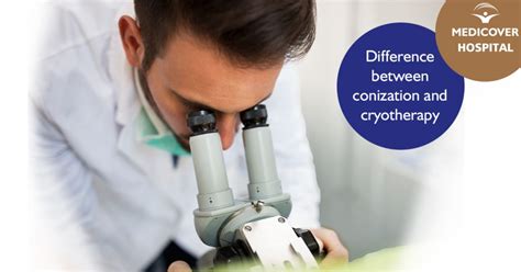 difference  cervical conization  cryotherapy