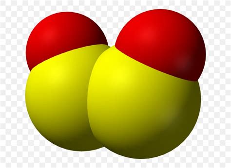 Disulfur Monoxide Space-filling Model Disulfur Dioxide, PNG, 706x599px ...