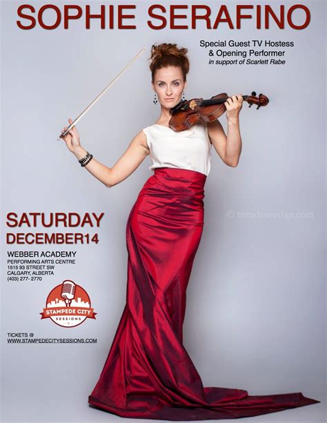 Violinist Sophie Armstrong - Good morning everyone! Excited to announce