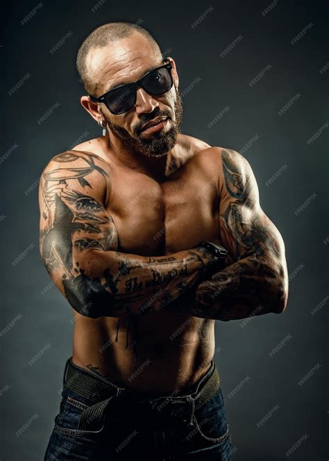 Premium Photo | Studio portrait of a muscular african american or