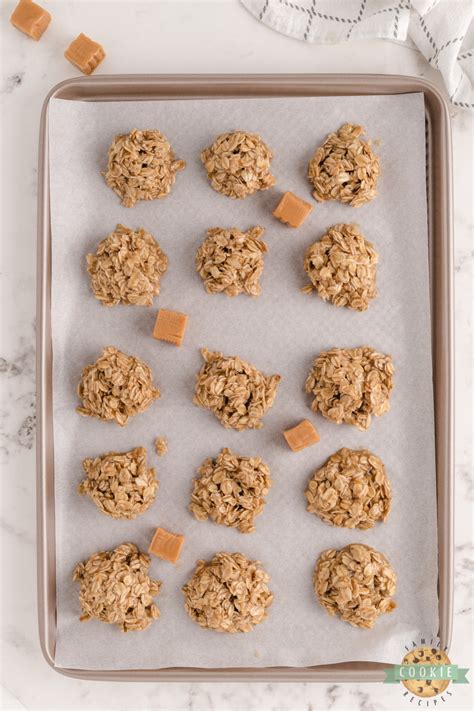 CARAMEL OATMEAL NO BAKE COOKIES - Family Cookie Recipes