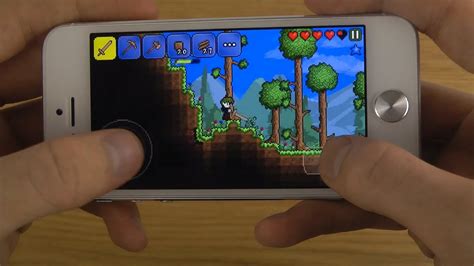 Terraria iPhone 5 iOS 7 Beta 6 HD Gameplay Review - YouTube