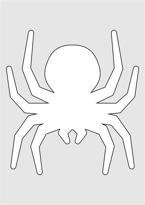 spider template printable
