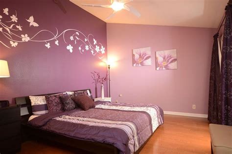 Colour Bedroom Pink And Purple Painted Walls - Janainataba