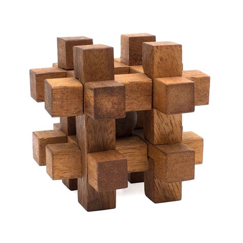 Wood 6 Piece Wooden Cube Puzzle Solution - Buy wooden jigsaws & puzzles ...