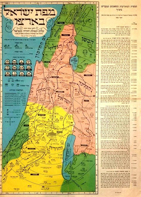 Biblical Boundaries Of Israel Map