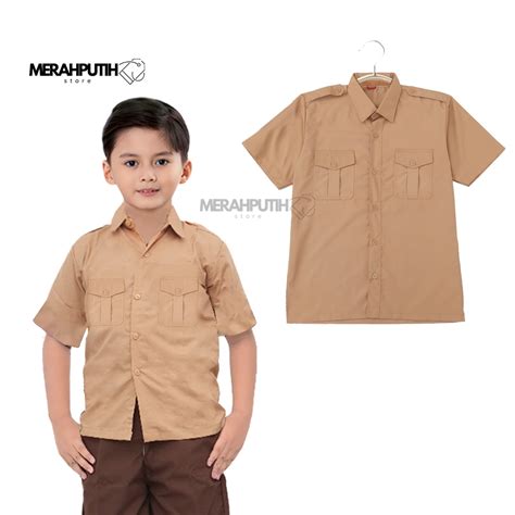 jual merahputih store baju pramuka penggalang laki laki lengan pendek