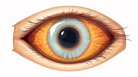 Desenho De Um Olho Humano - Ilustração vetorial detalhada da anatomia do olho humano em estilo de ...
