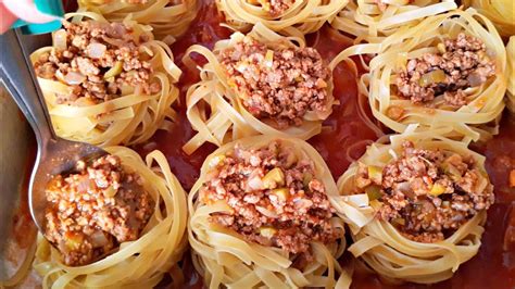 Macarrão Com Carne Moida E Queijo - Macarrão Ninho Gratificado com Queijo e Carne Moída - Receitas da Semana