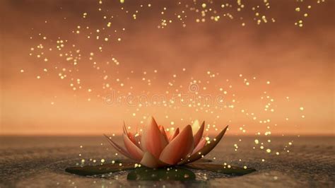 A Lotus Flower Good for Relaxation Stock Illustration - Illustration of ...
