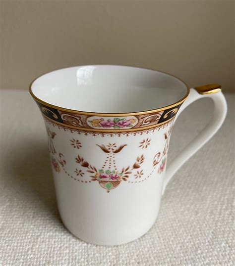 Queens Fine Bone China Mug Olde England Pattern Tea Mug - Etsy