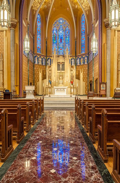 Cathedral of St. Mary, Peoria, IL | Church architecture, Cathedral ...
