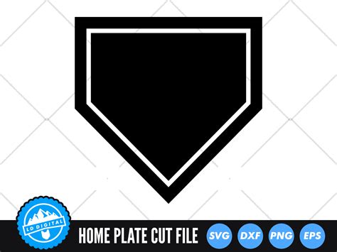 Home Plate SVG | Baseball Home Plate SVG Graphic by lddigital ...