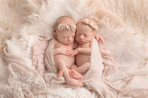 fraternal twin girls | northern virginia newborn photographer