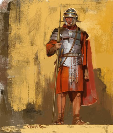 artstation roman soldier sketch joseph qiu drevnii rim rimskoe