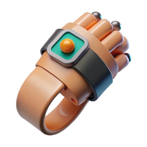 stunning modern Futuristic Wrist Device 3D Render of Innovative Gadget