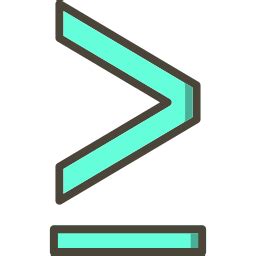 Greater than - Free signs icons