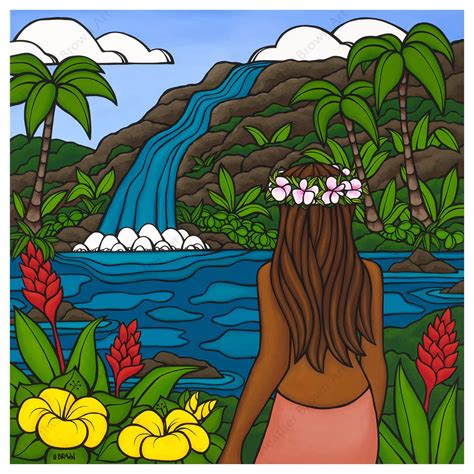 Island Beauty - Heather Brown - Canvas Giclée - Limited Edition Print
