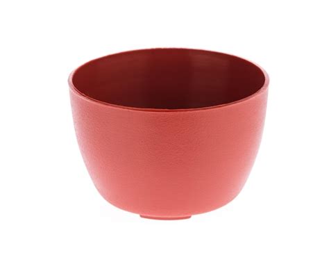 premium photo plastic pot isolated  white background