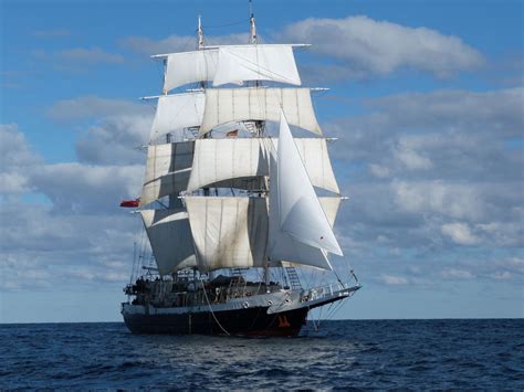 140ft THREE-MASTED BARQUE SAIL TRAINING TALL SHIP for sale in United ...