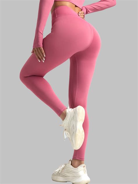 1 Piece Naked Yoga Pants Women Peach Hip High Waisted Hip Lifting