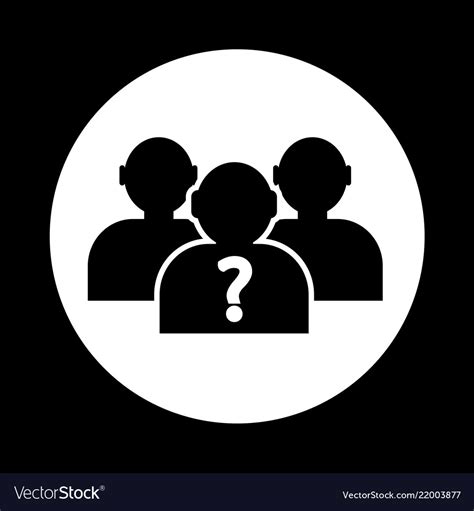 Who icon Royalty Free Vector Image - VectorStock