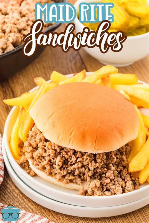 Maid Rites (Loose Meat Sandwiches) - The Country Cook