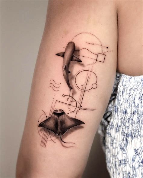 realistic shark tattoo 4