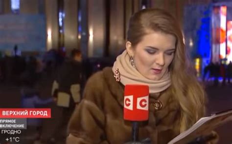 В Минске 1 января журналистке СТВ стало плохо в прямом эфире: новости ...
