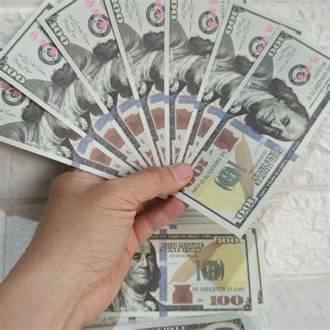 jual mainan uang dollar isi pcs jakarta barat unique visual shop