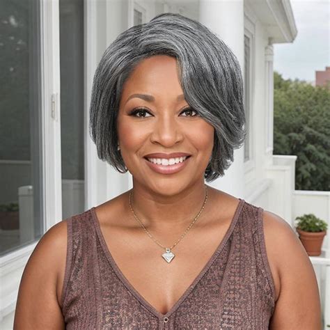 gray human hair wigs