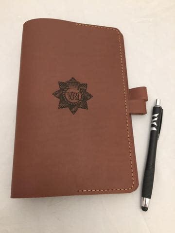 cap badge notebook covers  rcr regimental warehouse